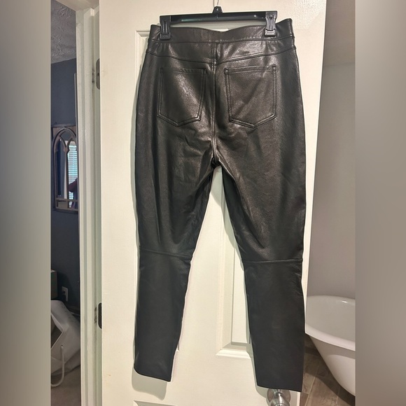 SPANX Like Leather faux stretch-leather pants size large - Picture 10 of 12